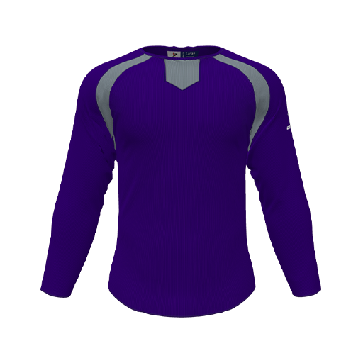 [CUS-DFW-PULL-FLC-CNK-LSL-PUR-YS-LOGO3] Pullover (Youth S, Purple, Logo 3)